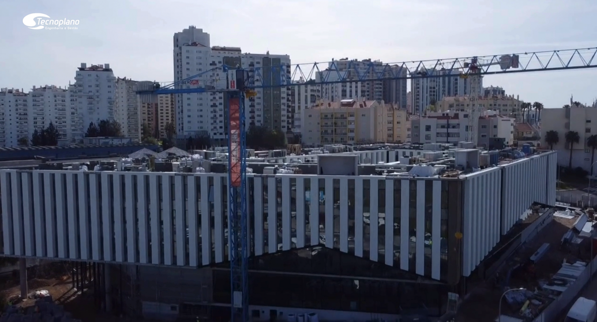 Construction of the hotel Moxy Alfragide is advancing steadily